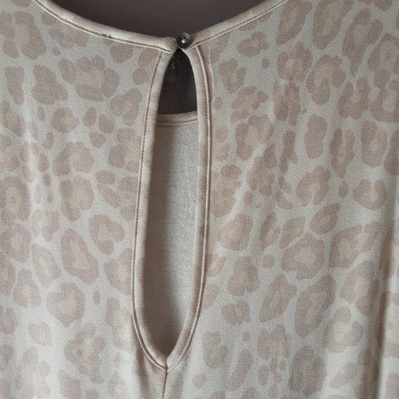 Splendid Animal Print Cream Romper One-Piece Short-Top Combo | NWT! Large - Picture 9 of 15